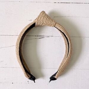 Lovers + Friends | Annacy Knotted Headband | Natural| Rattan